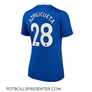 Chelsea Cesar Azpilicueta #28 Hemma Matchtröja Dam 2022-23 Kortärmad